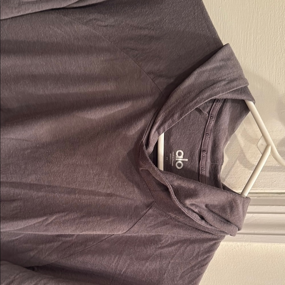 ALO Yoga Gray Hoodie - Picture 2 of 3